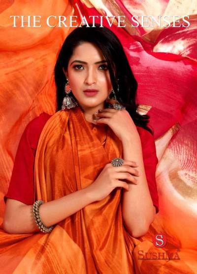 The Creative Senses By Sushma Fancy Wear  Saree Collection